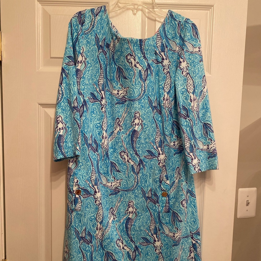 EUC Lilly Pulitzer Mermaid Dress- hard to find!